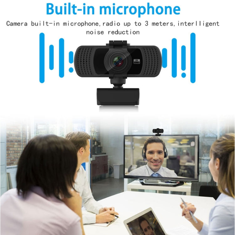 Richwell PC-06 Mini 360 Degrees Rotating 4.0 MP HD Auto Focus PC Webcam with Noise Reduction Microphone