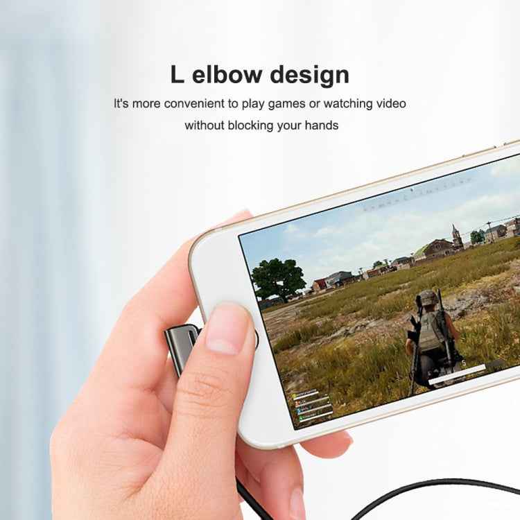 ENKAY ENK-AT103 8 Pin to 3.5mm Audio & 8 Pin Charging Interfaces Converter Zinc Alloy Adapter