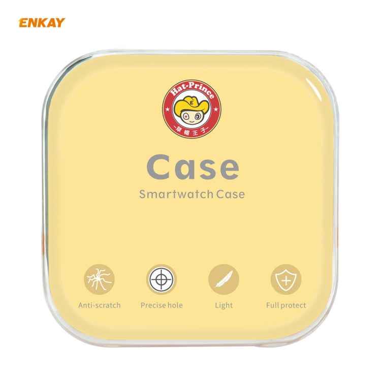 For Fitbit Versa 3 / Fitbit Sense ENKAY Hat-Prince ENK-AC8208 Full Coverage Transparent TPU Soft Case