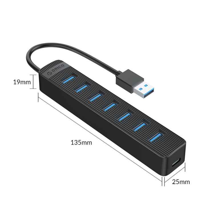 ORICO TWU3-7A-BK 7-Port USB 3.0 HUB