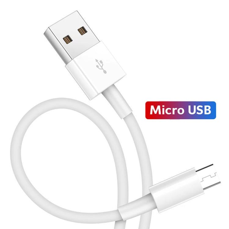 SDC-30W 2 in 1 USB to Micro USB Data Cable + 30W QC 3.0 USB + 2.4A Dual USB 2.0 Ports Mobile Phone Tablet PC Universal Quick Charger Travel Charger Set, EU Plug