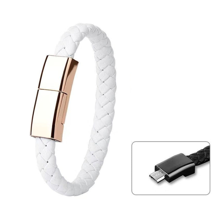 Câble de données USB vers micro USB XJ-26 2,4 A pour bracelet créatif, longueur du câble : 22,5 cm, Micro USB XJ-26, Micro USB 22,5 cm
