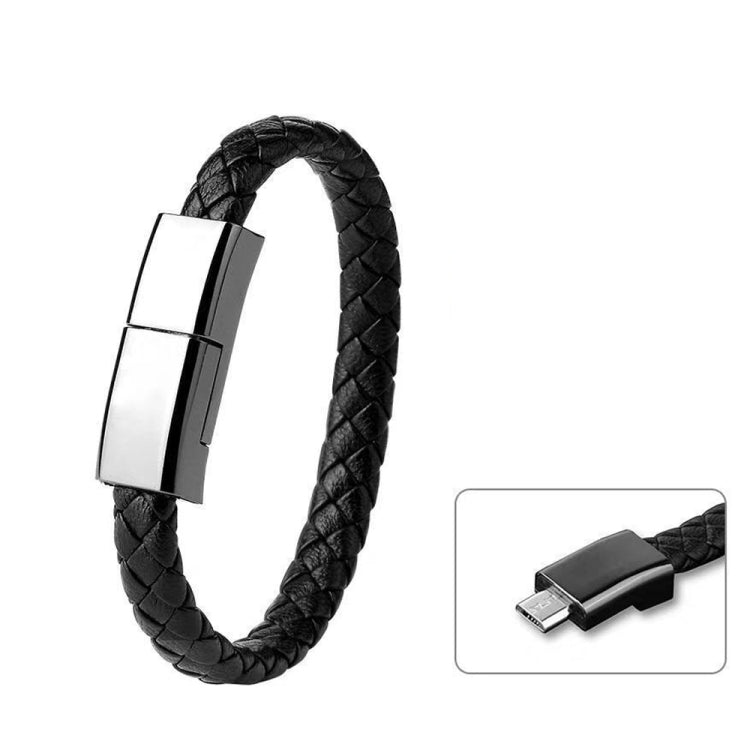 Câble de données USB vers micro USB XJ-26 2,4 A pour bracelet créatif, longueur du câble : 22,5 cm, Micro USB XJ-26, Micro USB 22,5 cm
