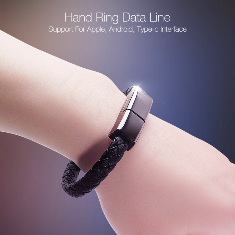 XJ-27 3A USB to Type-C Creative Bracelet Data Cable, Cable Length: 22.5cm