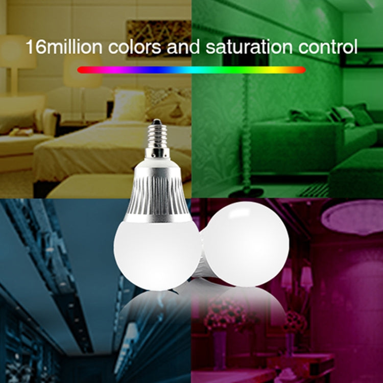 FUT013 5W E14 RGB + CCT LED Bulb AC100~240v 2.4g WiFi Remote Control Dimmable Led Lights