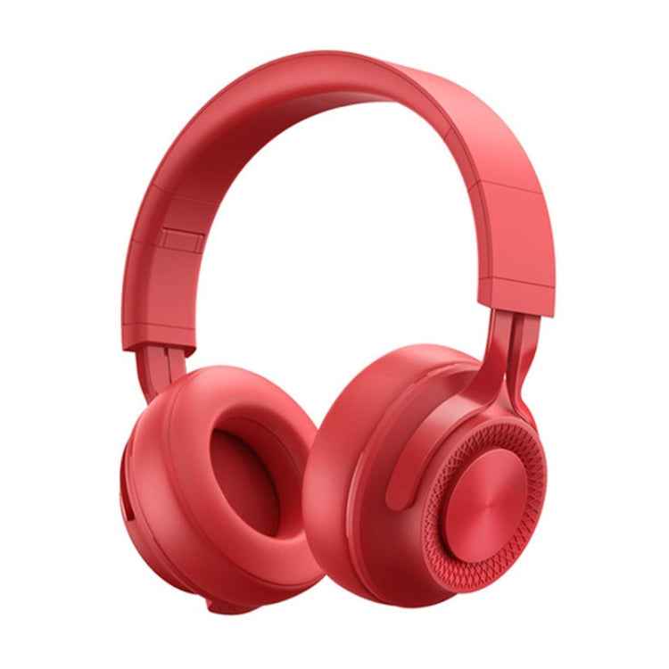 Fingertime P1 Wireless Bluetooth 5.0 Stereo Soft Leather Earmuffs Foldable Headset Built-in Mic for PC / Cell Phones