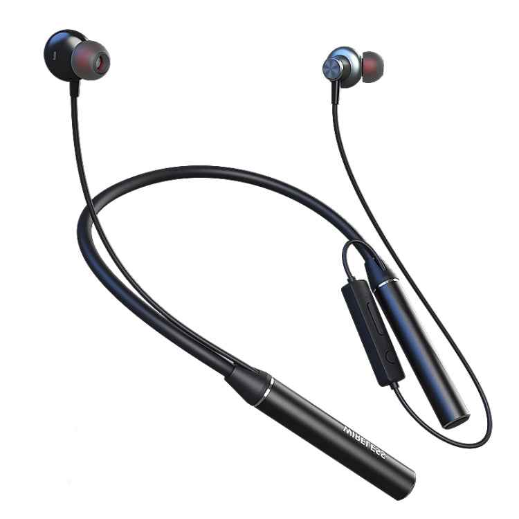 GYM530 Magnetic Neck-mounted Noise Cancelling Sports Earphones In-ear Stereo Support Handsfree / TF Card
