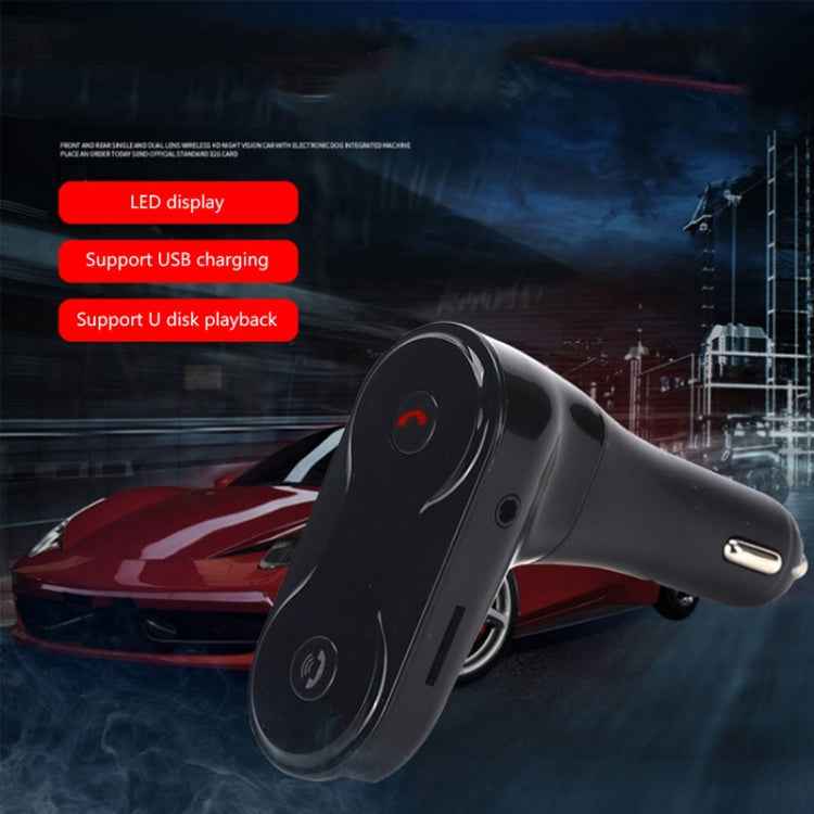 C8 Car Wireless FM Transmitter Modulator Bluetooth Charger Kit AUX Hands Free Mini MP3 Music Player