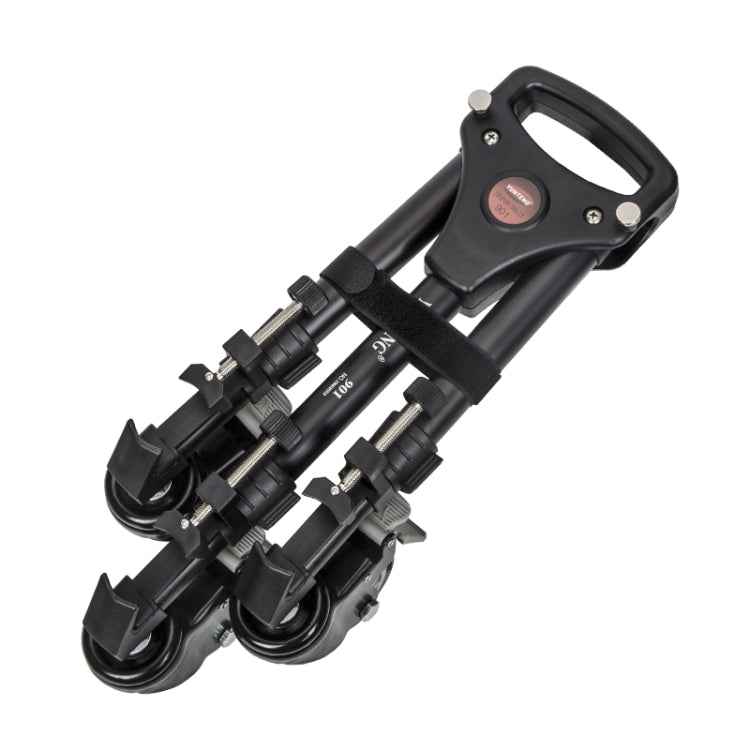 YUNTENG 901 Aluminium Alloy Camera Tripod Foot Wheel Tripod Pulley Base, Load 30KG