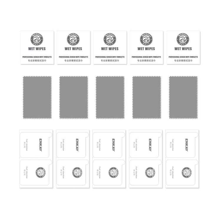 5 PCS For Google Pixel 6 ENKAY Hat-Prince 0.26mm 9H 2.5D Curved Edge Tempered Glass Screen Film