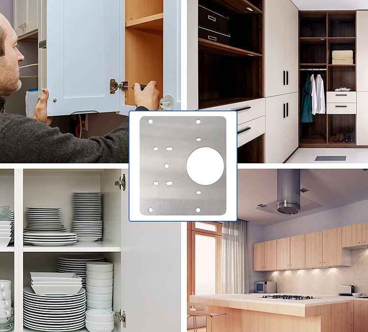 Hinge Repair Plate Cabinet Stainless Steel Hinge Repair Plate