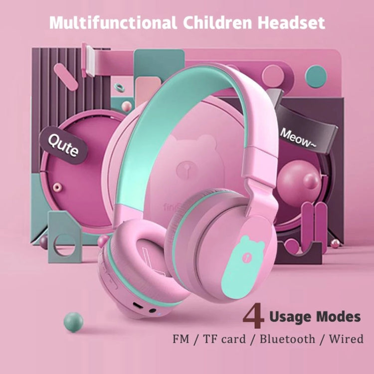 BOBo+ Adults & Kids Cute Bluetooth 5.0 Bass Noise Cancelling Headset with Mic