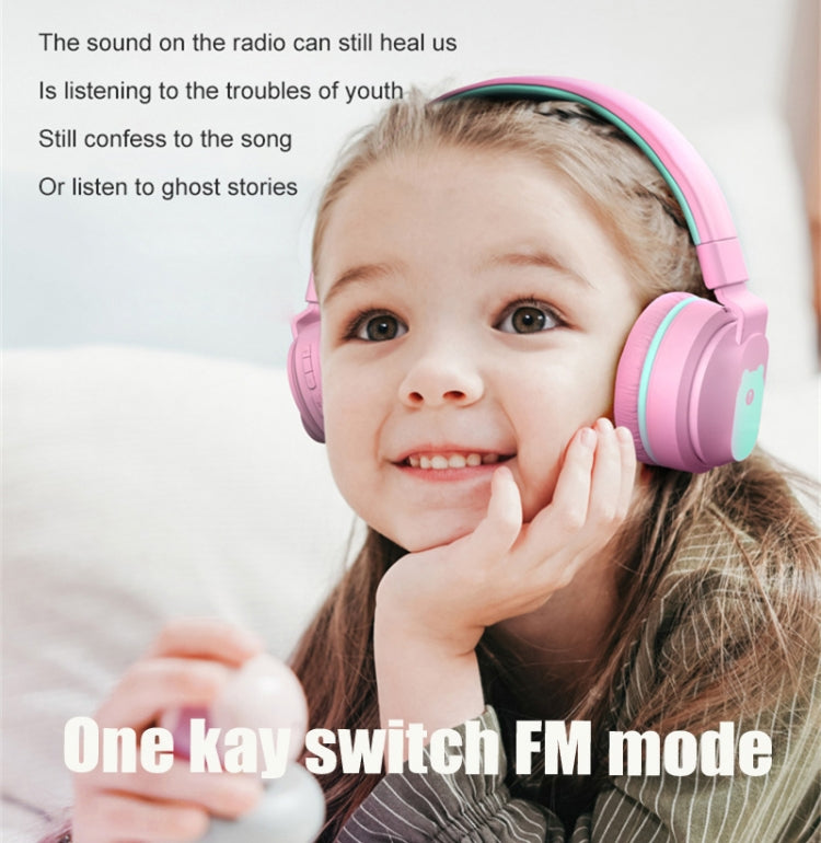 BOBo+ Adults & Kids Cute Bluetooth 5.0 Bass Noise Cancelling Headset with Mic