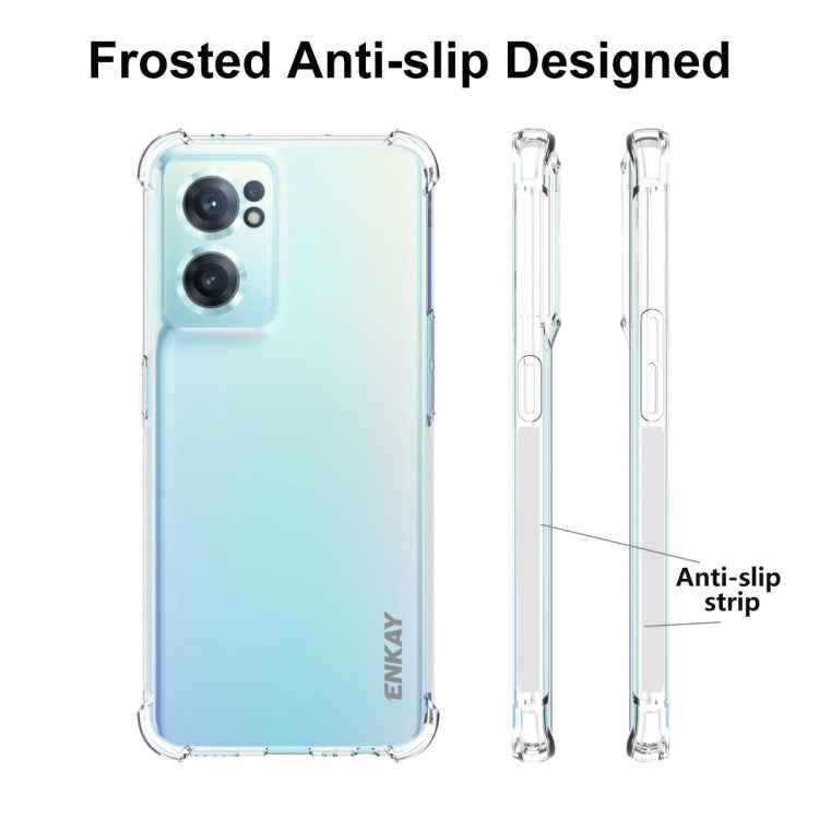 For OnePlus Nord CE 2 5G ENKAY Clear TPU Shockproof Case