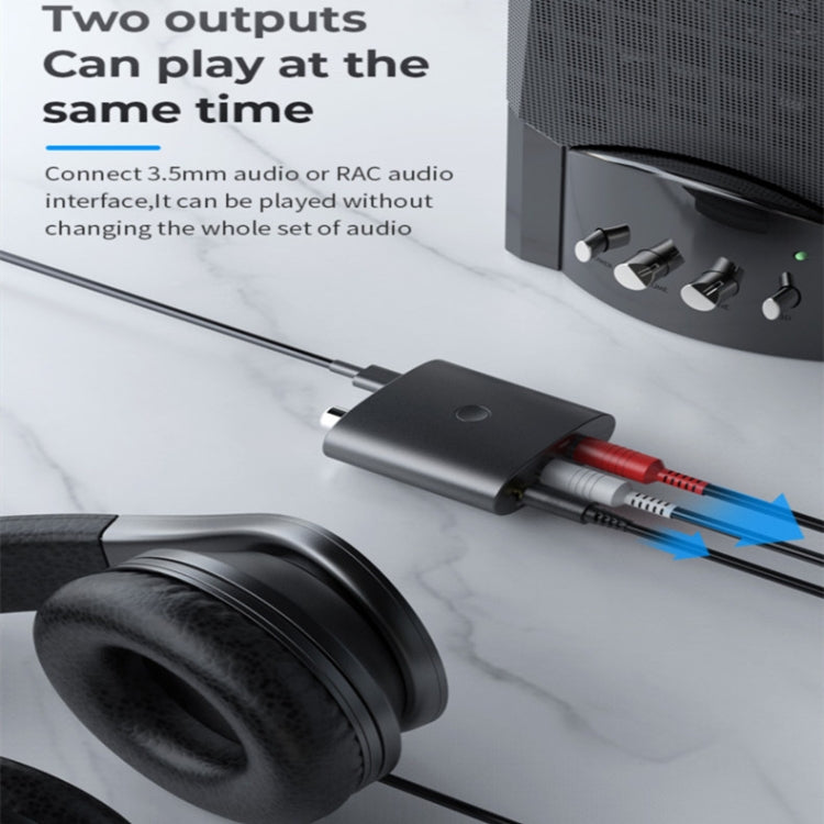 Receptor de audio Bluetooth 5.1 BT-B36, convertidor digital a analógico coaxial de fibra para TV