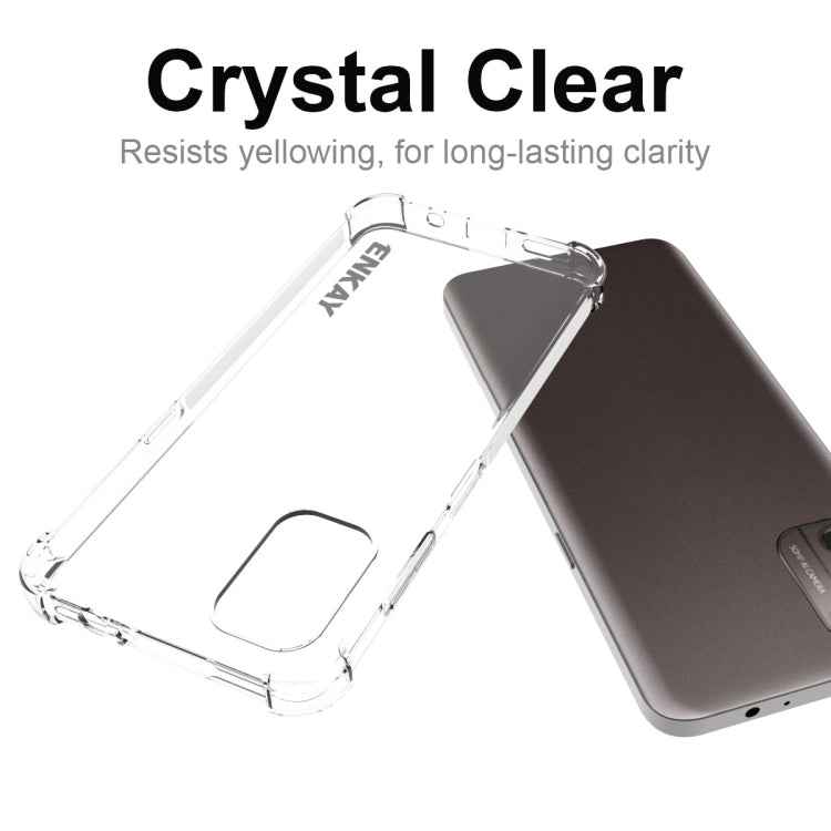 For Nokia G21 / G11 ENKAY Clear TPU Shockproof Phone Case