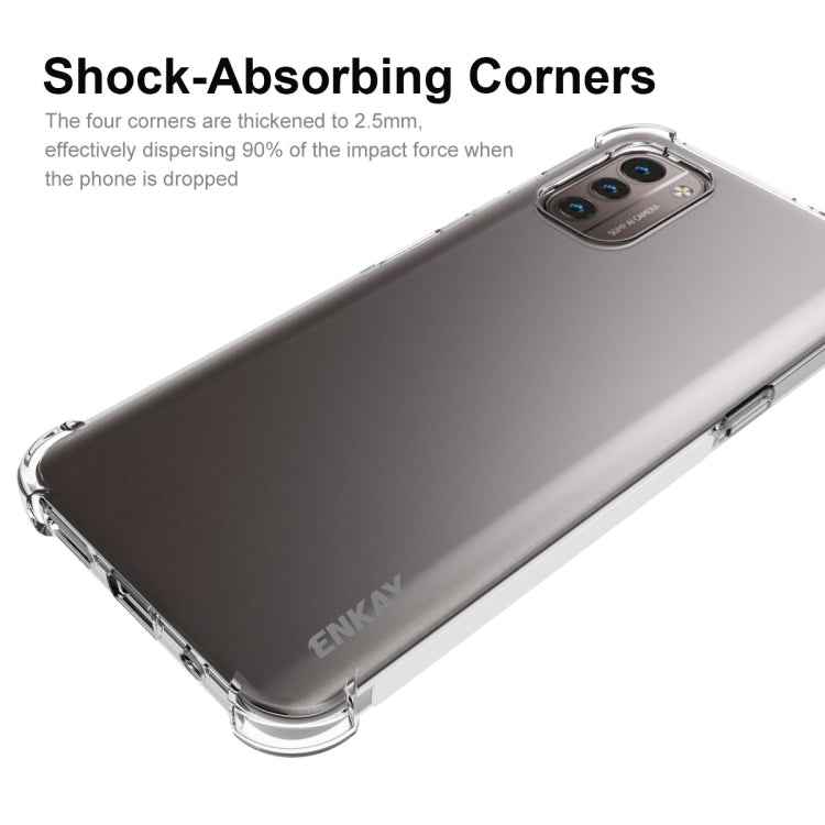 For Nokia G21 / G11 ENKAY Clear TPU Shockproof Phone Case