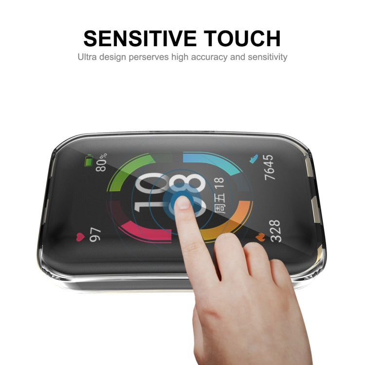 For Huawei Band 7/6 / Honor Band 6 ENKAY Hat-Prince Full Coverage Transparent Soft TPU Case with Screen Protection