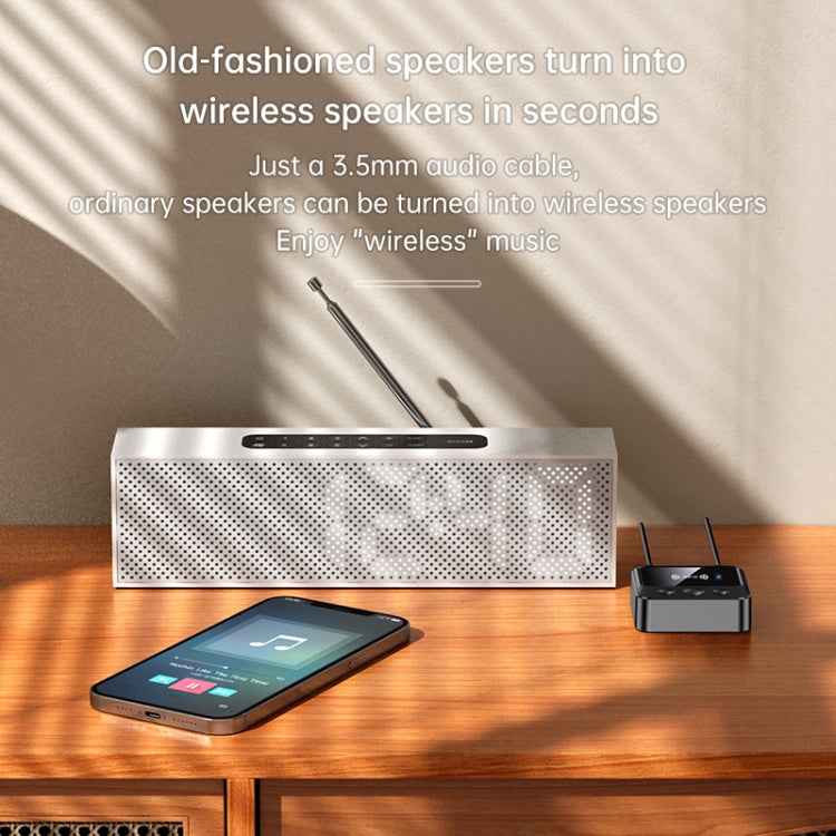 C51 Car Bluetooth 5.1 Audio Receiver Support NFC / Calls / TF Card / MP3 Playback