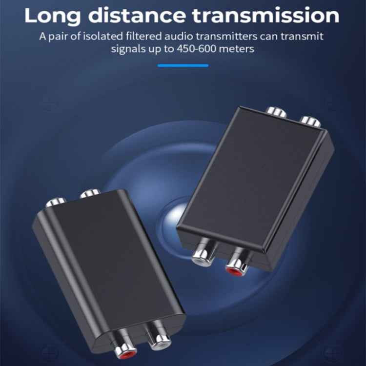 G1 RCA Audio Common Ground Isolator Anti-jamming Noise Reduction Filter Eliminates Bluetooth Receiver