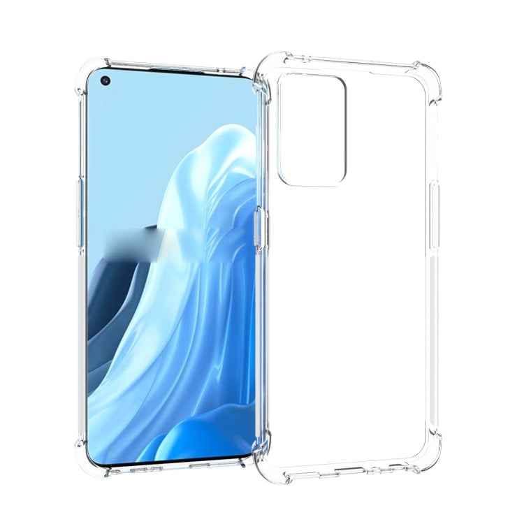 For OPPO Reno7 5G Global JSM Transparent TPU Airbag Shockproof Antiskid Phone Case
