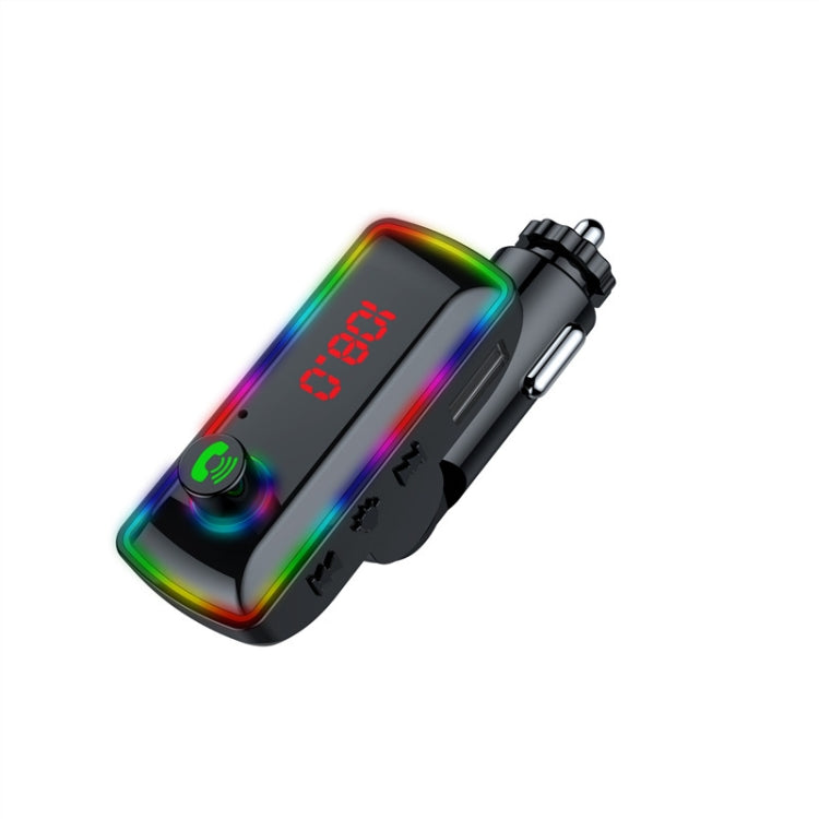 F12 Universal Dual USB Car Charger With Fm Transmitter Blue Tooth Car MP3 Player