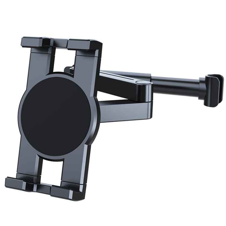 A081+X159 Car Backseat Headrest Tablet Bracket Long Arm Collapsible Mount