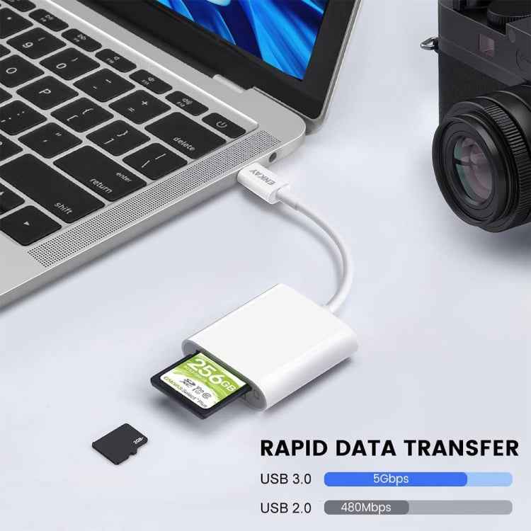 ENKAY ENK-AT117 USB-C / Type-C to SD / TF Card Reader Adapter
