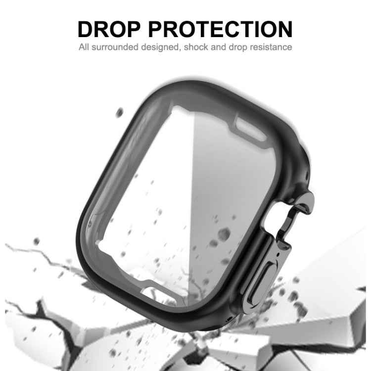 ENKAY Transparent TPU Case with Screen Film For Apple Watch Ultra 3 / 2 / 1 49mm