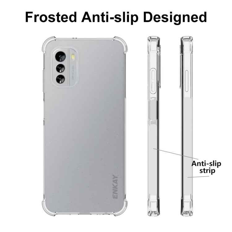 For Nokia G60 5G ENKAY Clear TPU Shockproof Phone Case