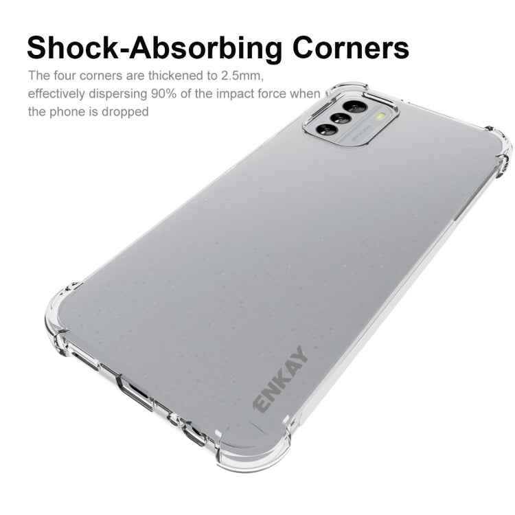 For Nokia G60 5G ENKAY Clear TPU Shockproof Phone Case