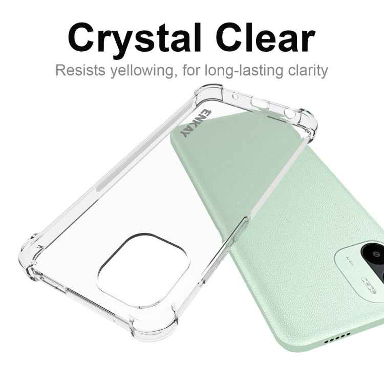 For Xiaomi Redmi A1 4G ENKAY Clear TPU Shockproof Phone Case