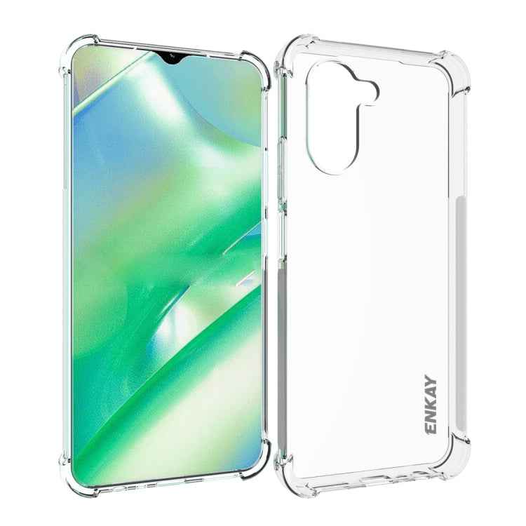 For Realme C33 4G ENKAY Clear TPU Shockproof Phone Case