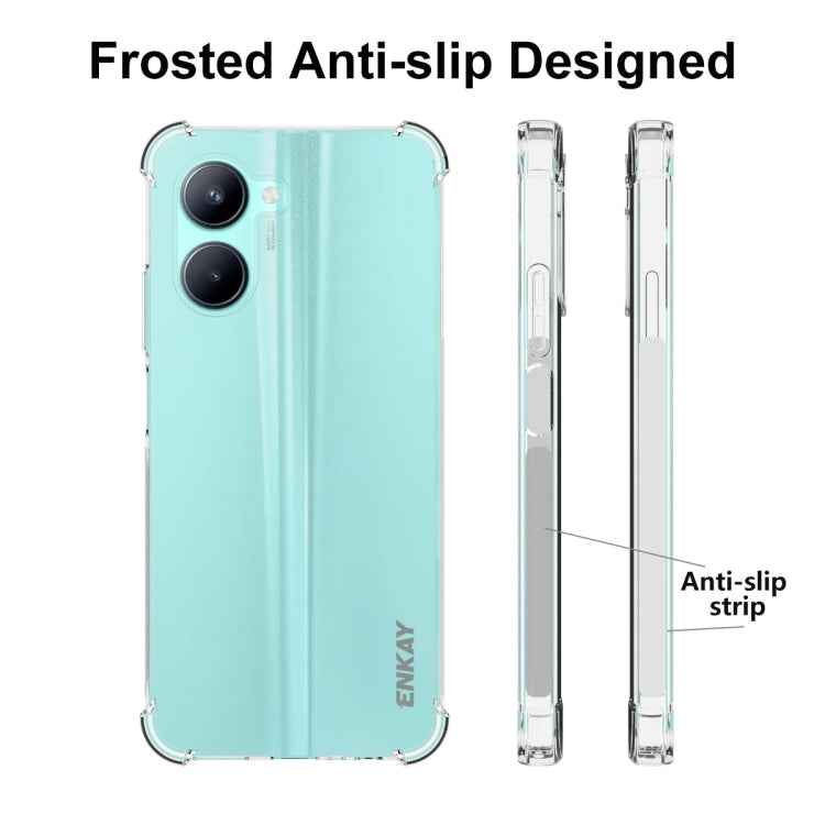 For Realme C33 4G ENKAY Clear TPU Shockproof Phone Case