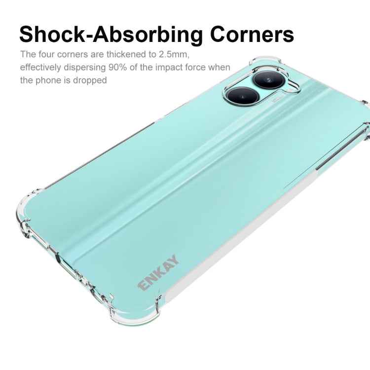 For Realme C33 4G ENKAY Clear TPU Shockproof Phone Case