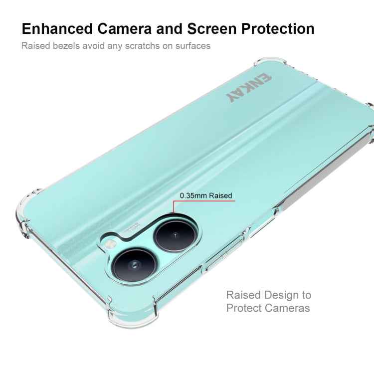 For Realme C33 4G ENKAY Clear TPU Shockproof Phone Case