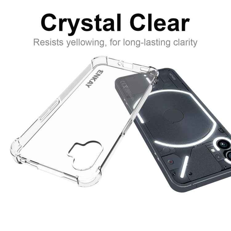 For Nothing Phone 1 ENKAY Clear TPU Shockproof Phone Case