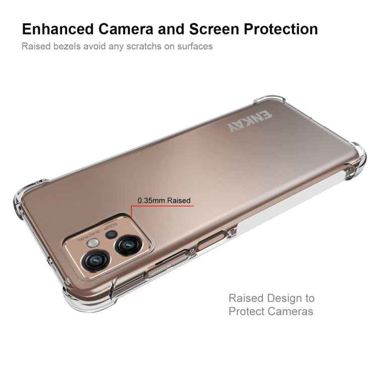 For Motorola Moto G32 ENKAY Clear TPU Shockproof Phone Case