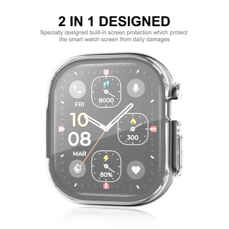 For Apple Watch Ultra / Ultra 2 49mm ENKAY Full Coverage Transparent Soft TPU Case with Screen Film