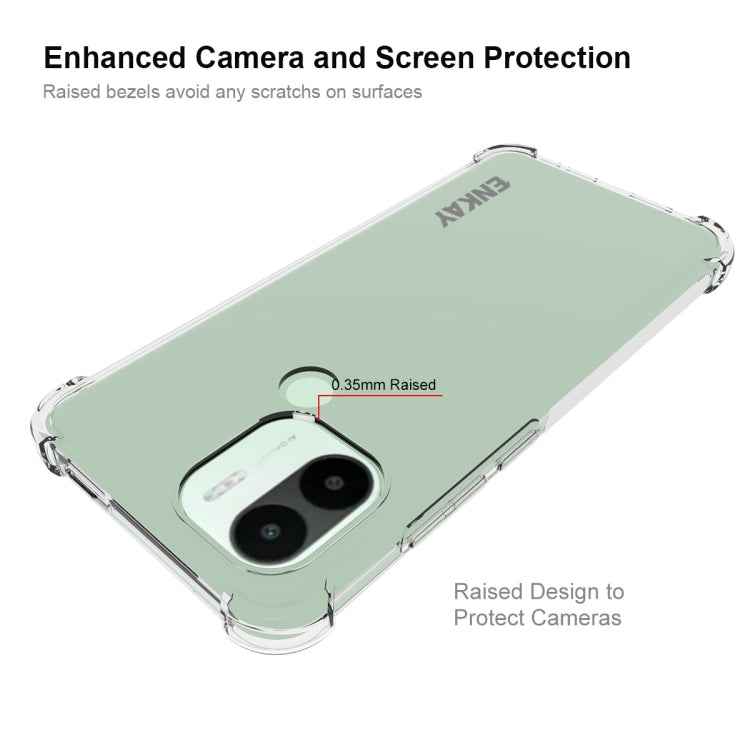 For Xiaomi Redmi A1+ ENKAY Transparent TPU Shockproof Phone Case