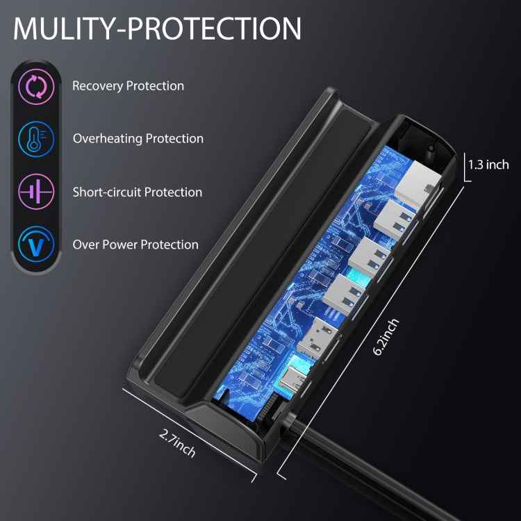 For Steam Deck Expansion Dock Charging Dock Charging Dock HDMI Gigabit Network Port Converter