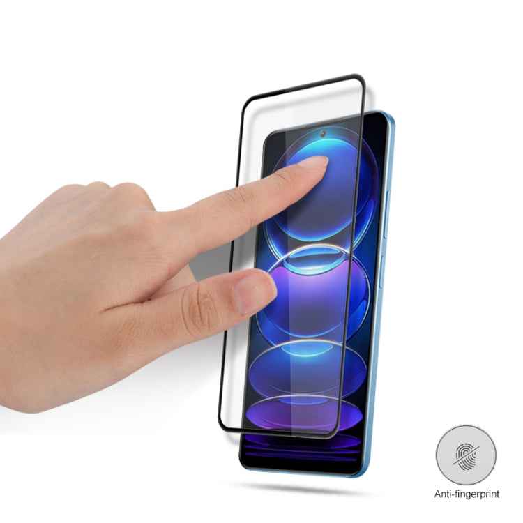 For Xiaomi Redmi Note 12 mocolo 2.5D Full Glue Tempered Glass Full Film