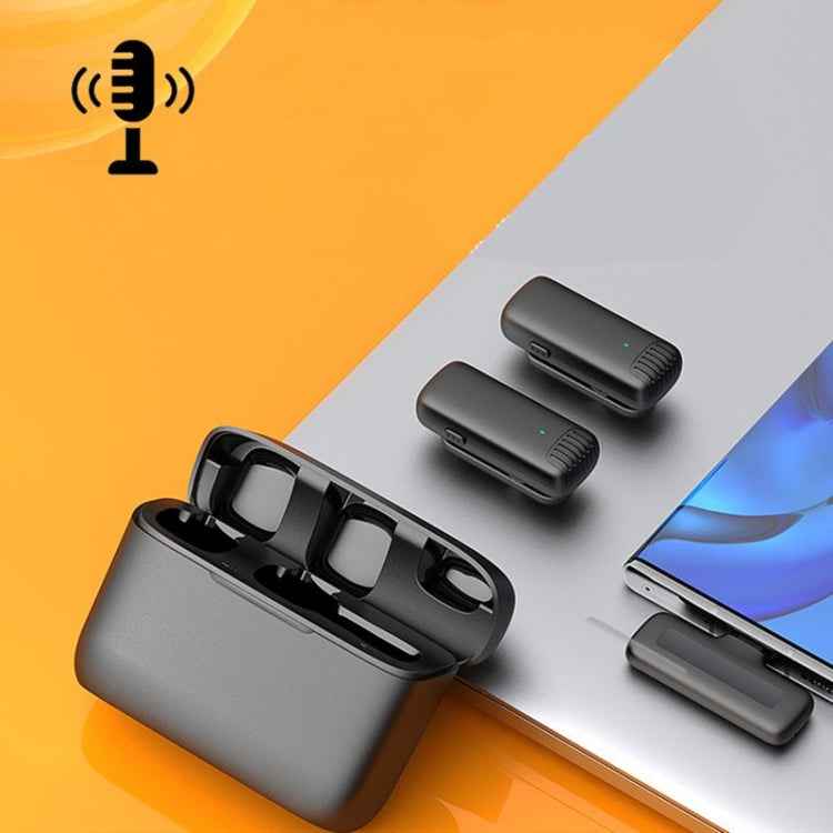 2 Pack Wireless Lavalier Microphones with Charging Case