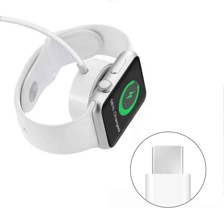 1m USB-C / Type-C Magnetic Fast Charger Charging Cable for Watch Apple Series Ultra/8/7/6/SE/SE2/5/4/3/2