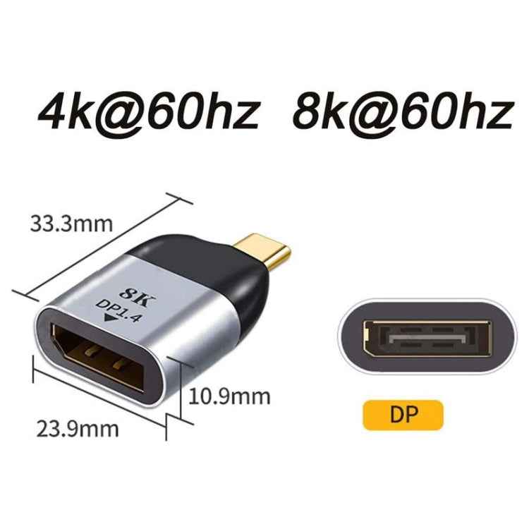 USB Type C to DP Display Port Converter 4K 60hz for Tablet Phone Laptop