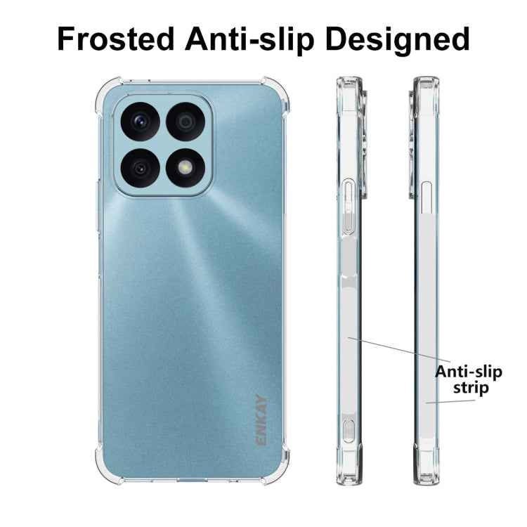 For Honor X8A 4G Global ENKAY Hat-Prince Clear TPU Shockproof Phone Case