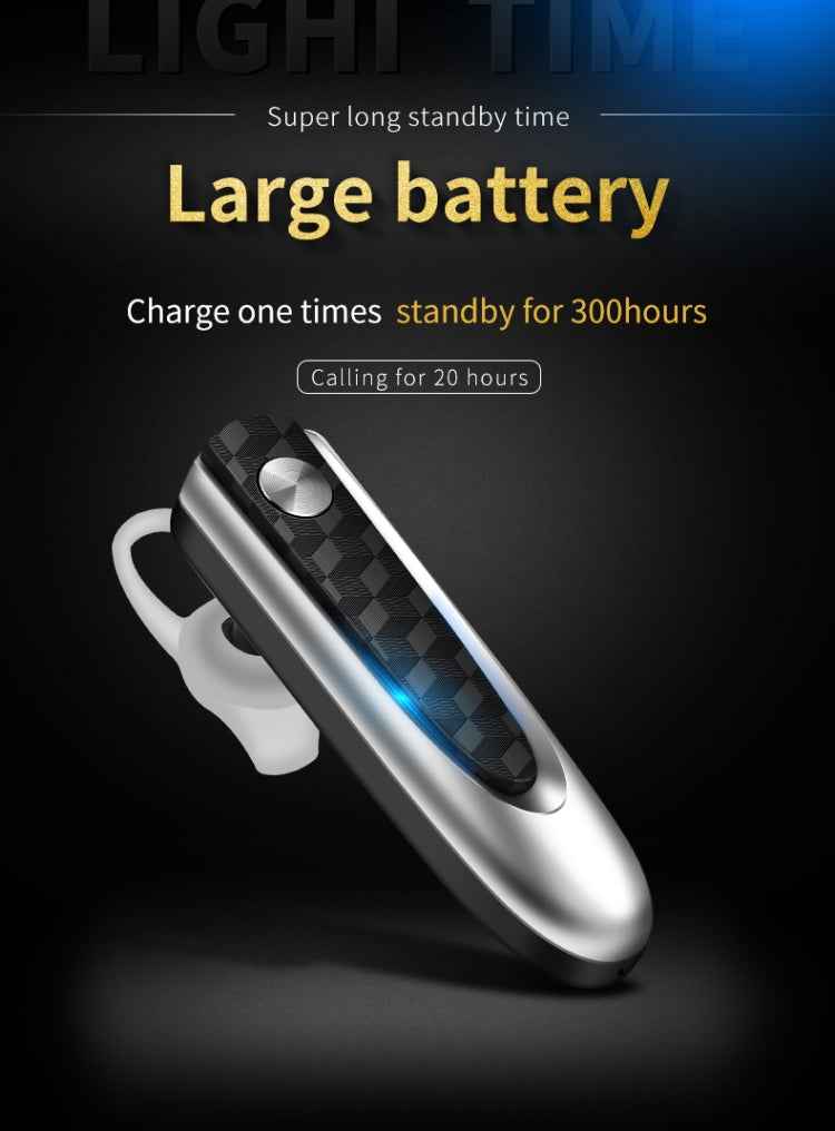 Fineblue HF68 Bluetooth Mini Earphone Business Wireless Earbud Stereo Music Hands-free Calling Earphone Large Battery Capacity