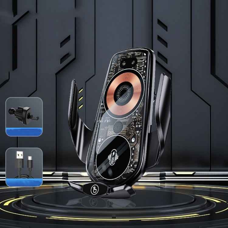 Q7 Magnetic Wireless Fast Charging Car Mobile Phone Charger Bracket