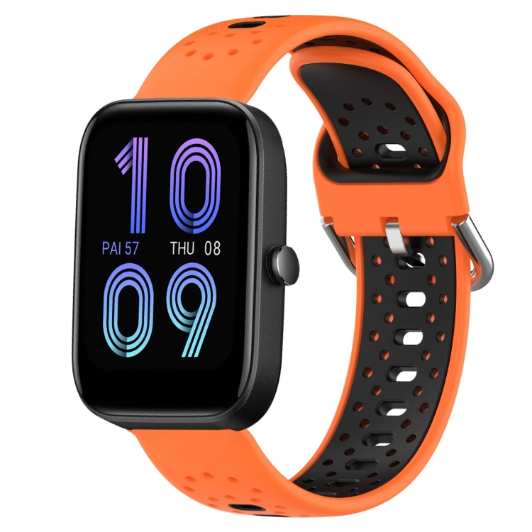 20mm Breathable Two-Color Silicone Watch Band, For Amazfit Pop Pro, For Amazfit Pop, For Amazfit Bip3