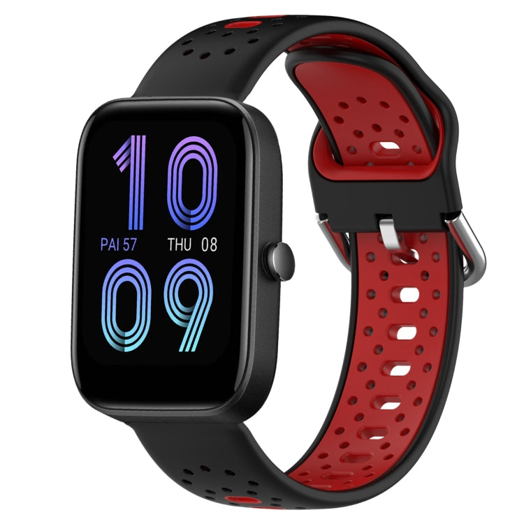 20mm Breathable Two-Color Silicone Watch Band, For Amazfit Pop Pro, For Amazfit Pop, For Amazfit Bip3